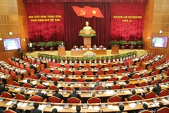 Toàn cảnh khai mạc Hội nghị lần thứ 14 Ban chấp hành Trung ương Đảng. (Ảnh: Trí Dũng/TTXVN)