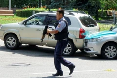 Cảnh sát Kazakhstan. (Nguồn: Reuters)