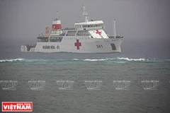 Tàu HQ 561 được mệnh danh là 'bệnh viện di động trên Biển Đông' của Hải quân Việt Nam.