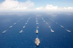 Các tàu từng tham gia cuộc tập trận RIMPAC. (Nguồn: civilbeat.com)