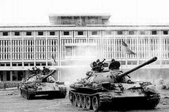 Dinh Độc Lập ngày 30/4/1975. (Ảnh: Internet)