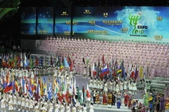 Quang cảnh lễ khai mạc triển lãm. (Ảnh: THX/TTXVN)