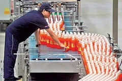 Dây chuyền sản xuất của PepsiCo ở Trung Quốc. (Ảnh: ChinaDaily)