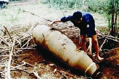 Hàng trăm nghìn tấn bom mìn của quân đội Mỹ còn sót lại tại Việt Nam. (Ảnh minh họa: Internet)
