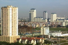 Khu đô thị mới phía tây Hà Nội. (Ảnh: Minh Đông/TTXVN)