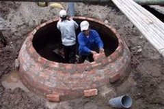 Công trình khí sinh học tại Lào Cai. (Ảnh: Internet)