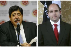 Ông Luis Bedoya và ông Sergio Jadue. (Nguồn: Reuters)