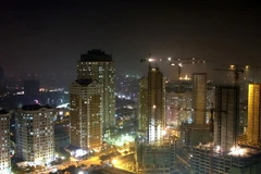 Một góc khu chung cư Trung Hòa-Nhân Chính, quận Thanh Xuân, thành phố Hà Nội. (Ảnh: Tuấn Anh/TTXVN)