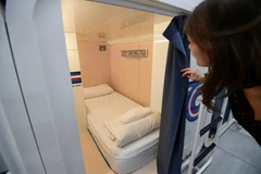 Một phòng khách sạn con nhộng. (Nguồn: yahoo.com)