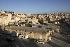 Quang cảnh thành phố Hebron, phía Nam khu Bờ Tây. (Ảnh: AFP/TTXVN)