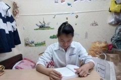 Em Đặng Thị Huyền được tạo điều kiện ở tại Ký túc xá trường Đại học Kinh tế quốc dân miễn phí. (Ảnh: PV/Vietnam+)