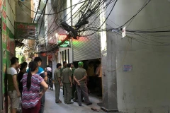 Hiện trường vụ việc (Ảnh: PV/Vietnam+) 