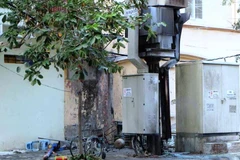 Hiện trường vụ việc (Ảnh: PV/Vietnam+) 