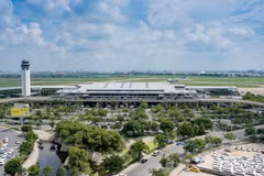 Cảng Hàng không Quốc tế Tân Sơn Nhất tại Thành phố Hồ Chí Minh. (Ảnh: PV/Vietnam+)