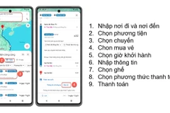 Ngành Đường sắt triển khai mở bán vé tàu hỏa qua bản đồ trực tuyến. (Ảnh: PV/Vietnam+)