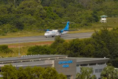 Đường bay đến Côn Đảo hiện khai thác bằng máy bay ATR-72. (Ảnh: PV/Vietnam+)