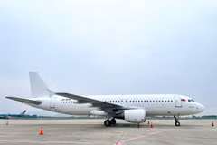 Máy bay mới gia nhập đội bay Bamboo Airways ngày 5/11/2024. (Ảnh: PV/Vietnam+)