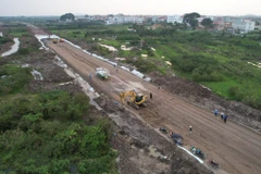 Dự án đường Vành đai 3-Thành phố Hồ Chí Minh được đặt mục tiêu cơ bản hoàn thành năm 2025. (Ảnh: PV/Vietnam+)