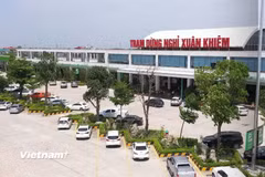 Trạm dừng nghỉ Xuân Khiêm trên tuyến cao tốc Cao Bồ-Mai Sơn đã đưa vào vận hành và khai thác phục vụ người dân. (Ảnh: Việt Hùng/Vietnam+)