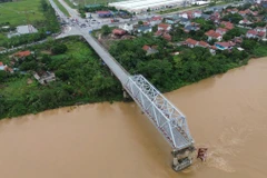 Cầu Phong Châu mới nối huyện Tam Nông với huyện Lâm Thao, tỉnh Phú Thọ sẽ được đầu tư xây dựng sau sự cố sập cầu cũ. (Ảnh: PV/Vietnam+)