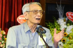 Nhà báo Đỗ Phượng, nguyên Ủy viên Trung ương Đảng, nguyên Đại biểu Quốc hội, nguyên Tổng Giám đốc TTXVN. (Ảnh: Minh Quyết/TTXVN)