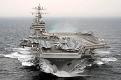Tàu sân bay chạy bằng năng lượng hạt nhân USS Theodore Roosevelt. (Nguồn: Stars and Stripes)