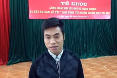 Tổ chức xin lỗi công khai công dân Vũ Ngọc Dương bị kết án oan 
