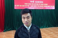 Tổ chức xin lỗi công khai công dân Vũ Ngọc Dương bị kết án oan 