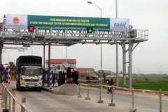 Trạm thu phí BOT Tasco. (Ảnh: Quang Toàn/TTXVN)
