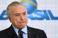 Tổng thống Brazil Michel Temer. (Nguồn: AFP)