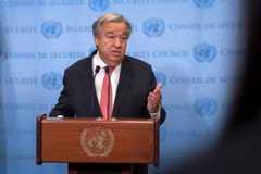 Tổng Thư ký Liên hợp quốc Antonio Guterres. (Nguồn: THX/TTXVN)