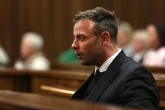 Ảnh tư liệu: Vận động viên Oscar Pistorius tại tòa án ở Pretoria, Nam Phi ngày 15/6/2016. (Nguồn: AFP/TTXVN)