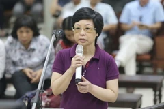 Bị cáo Châu Thị Thu Nga. (Ảnh: Doãn Tấn/TTXVN)