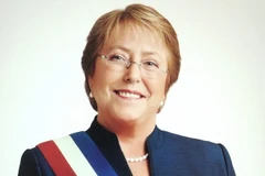 Tổng thống nước Cộng hòa Chile Michelle Bachelet Jeria. (Nguồn: TTXVN phát)