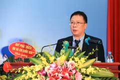 Giáo sư-viện sỹ Châu Văn Minh, Chủ tịch Viện Hàn lâm Khoa học và Công nghệ Việt Nam. (Ảnh: Anh Tuấn/TTXVN)
