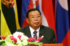 Chủ tịch nước Cộng hòa Dân chủ Nhân dân Lào Bounnhang Vorachith. (Nguồn: AFP)