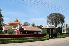 Trường Dục Thanh, nơi Bác Hồ từng sống và dạy học. (Ảnh: Nguyễn Thanh/TTXVN)