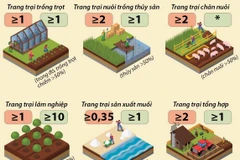 [Infographics] Quy định mới về tiêu chí kinh tế trang trại