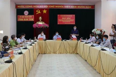 Quang cảnh buổi họp báo. (Ảnh: Cao Nguyên/TTXVN)