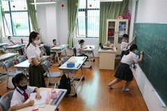 Các trường ngoài công lập ở Hà Nội được phép tuyển sinh từ ngày 17/7 đến hết ngày 15/8. (Ảnh: Thanh Tùng/TTXVN)