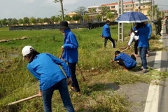 Vệ sinh môi trường, tuyên truyền phòng chống sốt xuất huyết được tuổi trẻ các đơn vị đặc biệt quan tâm. (Nguồn: tuoitrethudo.com.vn)