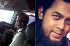 Hai viên phi công Ridwan Agustin (trái) và Tommy Abu Alfatih. (Nguồn: stuff.co.nz)