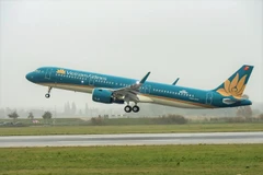 Mở lại 5 đường bay, Vietnam Airlines tiến tới khôi phục hoàn toàn mạng bay tới Trung Quốc. (Ảnh: CTV/Vietnam+)