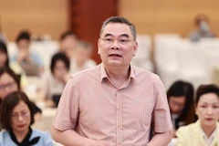 Trung tướng Tô Ân Xô, người phát ngôn Bộ Công an. (Ảnh: PV/Vietnam+)