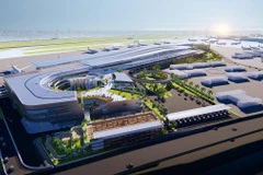 Phối cảng Nhà ga hành khách T3 Cảng hàng không quốc tế Tân Sơn Nhất. (Ảnh: PV/Vietnam+)