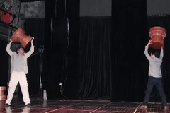 Cảnh trong vở diễn "Andromake" (Nguồn: Nhà hát Kịch Việt Nam) 