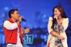 Vận động viên Phạm Văn Mách và Văn Mai Hương trong chương trình "Cặp đôi hoàn hảo" tuần thứ hai (Nguồn: VTV3)
