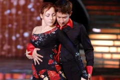 Huy Khánh cùng Tsveta trong đêm nhảy thư 5 của Bước nhảy hoàn vũ 2011. (Nguồn: Internet)