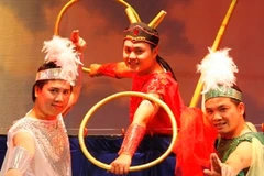 Một màn biểu diễn của "Na Tra đại chiến ngao vương" (Ảnh: Nguyễn Anh/Vietnam+)