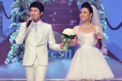 Cặp đôi Minh Quân-Lê Khánh qua hình ảnh đẹp nhất với ca khúc "Qua đêm nay" trong "Cặp đôi hoàn hảo." (Nguồn: VTV3)